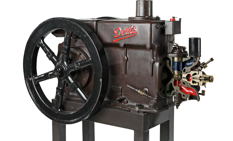 DER VIERTAKT-DIESELMOTOR MAH 122